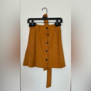 00 Joie Sued Skirt